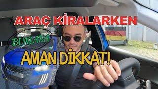 Almanya'da araç kiraladım | DİKKAT EDİLECEK NOKTALAR? #almanya #rentalcar #almanyadayasam #otomobil