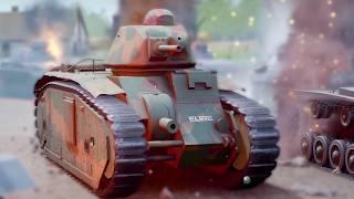 How did a Char B1 destroy a Panzer Company?