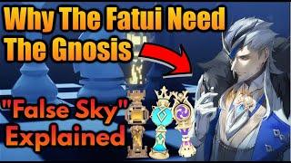 Why The Fatui Need The 3rd Descender & Gnosis! False Sky In Teyvat Explained Genshin Impact Theory