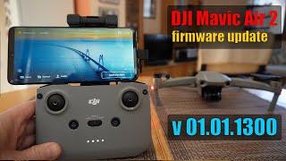 DJI Mavic Air 2 firmware v01.01.1300 update