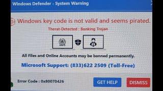 Remove (833) 622 2509 Pop-up scam