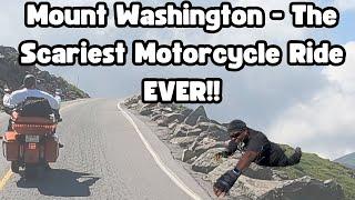 The Scariest - Beautiful Motorcycle Ride EVER!!! Mt Washington