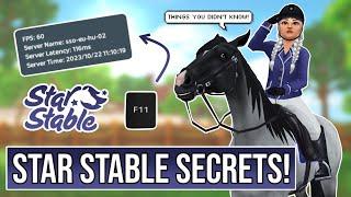 Star Stable Secrets you didn't know! (buy retired horse, secret hotkey & more!)