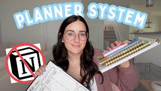 my ultimate TYPE-A & ADHD physical planner system that keeps me organized