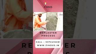 REPLASTERING PROCESS must watch #plastering #repairtips #structuralrepair #music #newsong