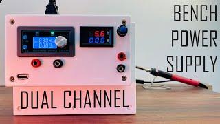 DIY Dual Channel Lab Bench Power Supply || With a USB Port