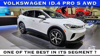 2023 Volkswagen ID.4 Pro S AWD - Walk Around and Brief Review of VW's Popular Electric SUV. #vw
