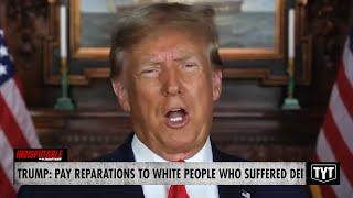 WATCH: Trump Wants Reparations For White 'Victims' Of DEI