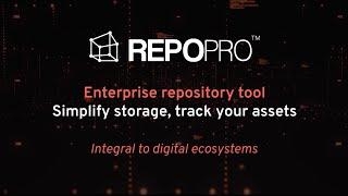 RepoPro - An enterprise repository tool to simplify storage and track your assets