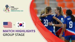 HIGHLIGHTS: USA v Korea Republic | FIFA U-17 Women’s World Cup 2024