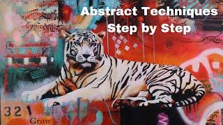 Abstract Realism Tutorial// Tiger Painting