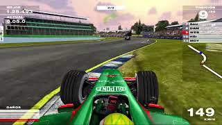 Formula One 2004 (Demo) - 4K Gameplay PCSX2 - Jaguar - Australia - Mark Webber