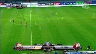 Zoran Tosic's goal. CSKA vs Rubin | RPL 2014/15