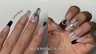 Metallic Blooming Nails ･:*:･｡ | nail tutorial