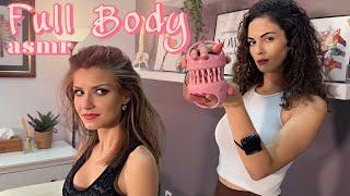 ASMR Full Body Massage - ASMR Relaxing Head Massage, ASMR Back and Legs Massage