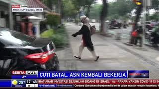 ASN Pemprov DKI Jakarta Berlarian Terlambat Masuk Kantor