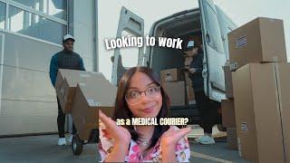 Looking to work as a Medical a courier? Things to know before you start