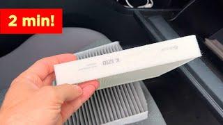 How To Replace Cabin Air Filter Toyota Corolla, Yaris, Auris, RAV4, C-HR, Avensis, Prius replacement