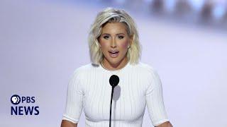 WATCH: Savannah Chrisley speaks at 2024 Republican National Convention | 2024 RNC Night 2