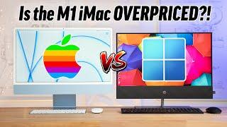 M1 24" iMac vs Best 24" All-in-one PC - RIP Windows AIO?