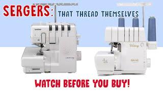 EASY to thread Sergers??? | Brother AirFlow 3000 vs BabyLock Victory