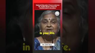 Sudha Murty’s Golden Rule for Students Discipline & Respect! #nef #education #sudhamurthy #knowledge