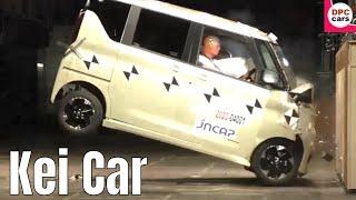 Nissan Roox and Mitsubishi eK Space Safety Test