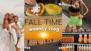 Weekly Vlog: Fall Errands, Workouts, Meals, Work from Home!