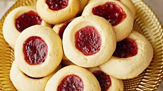 Express Shortbread Cookies with Jam