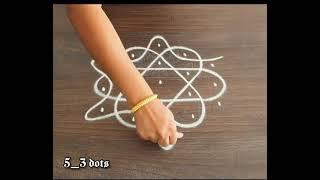 simple rangoli designs || flower rangoli|| madhu rangoli