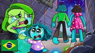 Inside Out 2 – DISGUST & ENVY: ABANDONED AT BIRTH | Best Clips | Cartoon Animation