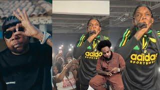 Skeng Step Out Mad onstage diss Vybz kartel squash di 6 dem offer dem Sh0t |Vybz kartel k!II f