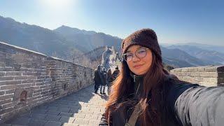 GREAT WALL OF CHINA Alone Vlog (12-Hour Beijing Layover!)