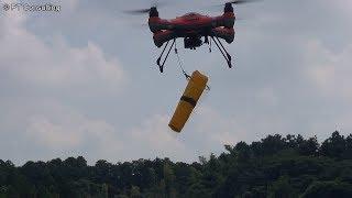 防水ドローン　Splash Drone 3 +  Lifesaving Kit   Rescue-SAR 1 テスト飛行