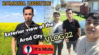 Exterior view of the Arad City || Vlog 22 || Walking Around The Village Street