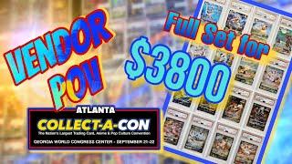 I bought his WHOLE collection | Collect-A-Con Atlanta | Vendor POV Day 1 | Pokemon Deals