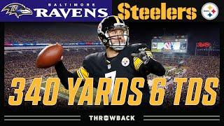 Big Ben GOES OFF for 6 TDs on SNF! (Ravens vs. Steelers 2014, Week 9)