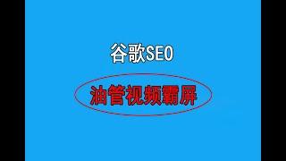 谷歌seo实战培训youtube油管视频霸屏课程教程