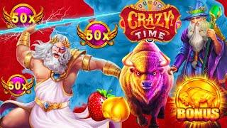 Zeus drops 3 50X Multipliers!? (Epic Stream Highlights) ,Gates of Olympus