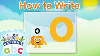 @officialalphablocks - Learn How to Write the Letter O | Curly Line | How to Write App