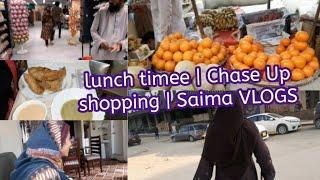 lunch timee | Chase Up shopping | Saima VLOGS