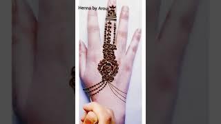 LaTest New Very easy back hand| Henna mehandi designs|mehandi design #shorts