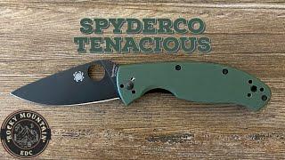 Spyderco Tenacious overview and Impressions