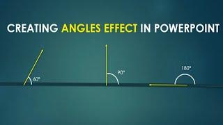 How to Create Angles Animation Effect in PowerPoint