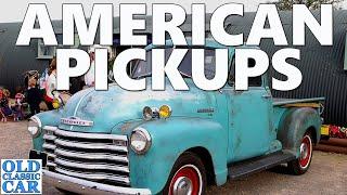 Classic American pickup trucks - Chevy, Dodge, Ford, International pickups & more