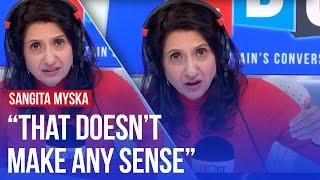 Sangita Myska quizzes Reform UK MP hopeful | LBC