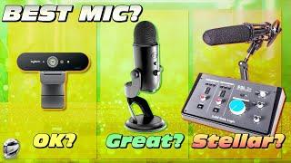 Which is Best for recordings? Audio technica AT-875R vs Blue Yeti vs Brio 4K