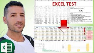 Data Analyst EXCEL Interview Test Example - Prepare for your EXCEL Test - 2022