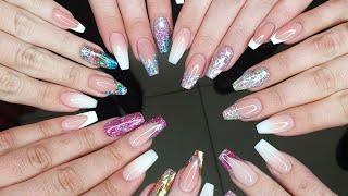 MERLIN NAILS WORKSHOP IN BRUGGE BELGIUM FRENCH BABYBOOMER GLITTER AND OMBRE NAILS