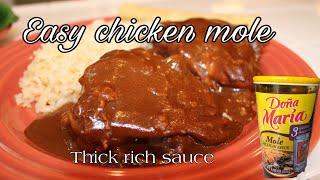 EASY CHICKEN MOLE RECIPE | DONA MARIA MOLE